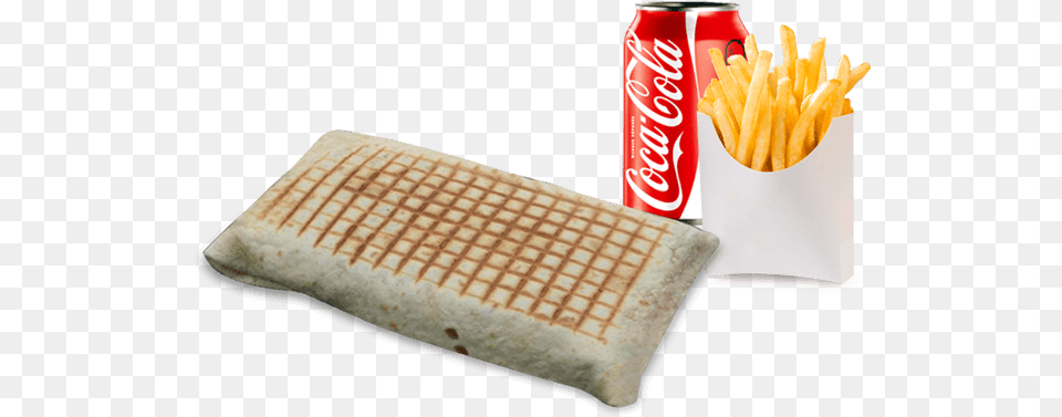 Coca Cola Hd Download French Tacos Transparent, Can, Tin, Food, Fries Png Image
