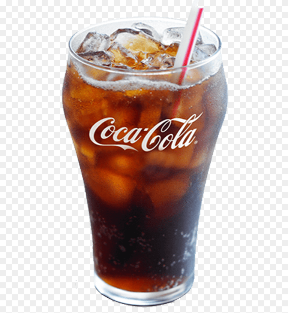 Coca Cola In Glass, Beverage, Coke, Soda, Alcohol Png Image