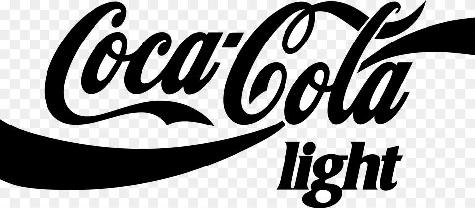 Coca Cola Light Logo Transparent Coca Cola Logo Clipart, Lighting, Cutlery, Text, Blade Png