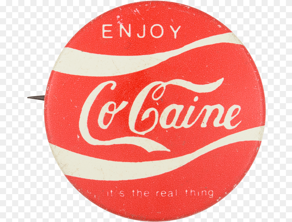 Coca Cola Logo In Cocaine Download, Beverage, Coke, Soda, Ball Free Transparent Png