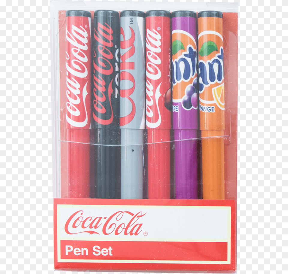 Coca Cola Multi Brands Pen Settitle Coca Cola Multi Coca Cola Pen Set, Beverage, Coke, Soda, Can Free Transparent Png