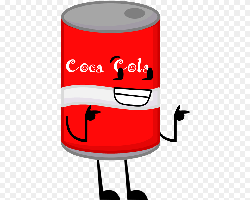 Coca Cola Object Hotness Wikia Fandom Bfdi Coca Cola, Beverage, Coke, Soda, Can Free Transparent Png