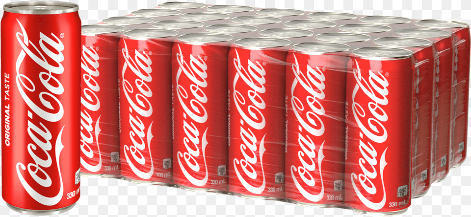 Coca Cola Original 330ml 24 Cans Cocacola Beverages Ph Coca Cola, Beverage, Coke, Soda, Can Png Image