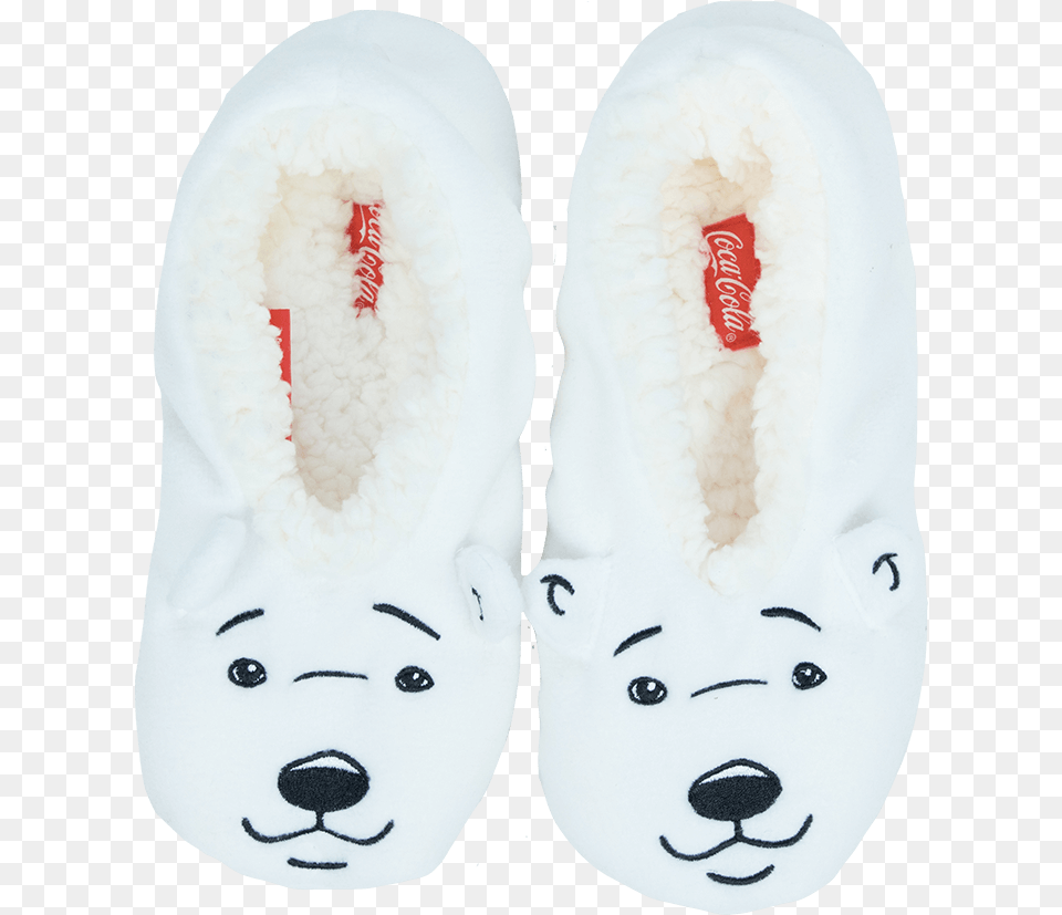 Coca Cola Polar Bear Women S Sleep Sockstitle Coca Slipper, Clothing, Footwear, Shoe, Sneaker Free Transparent Png