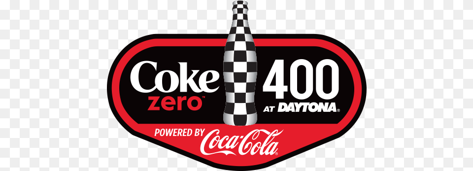 Coca Cola Racing Logo 4 Image Coke Zero Sugar 400 Logo, Beverage, Soda Png