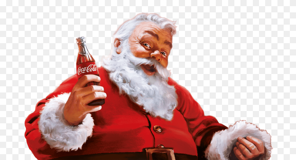 Coca Cola Santa Claus, Finger, Person, Body Part, Hand Png Image