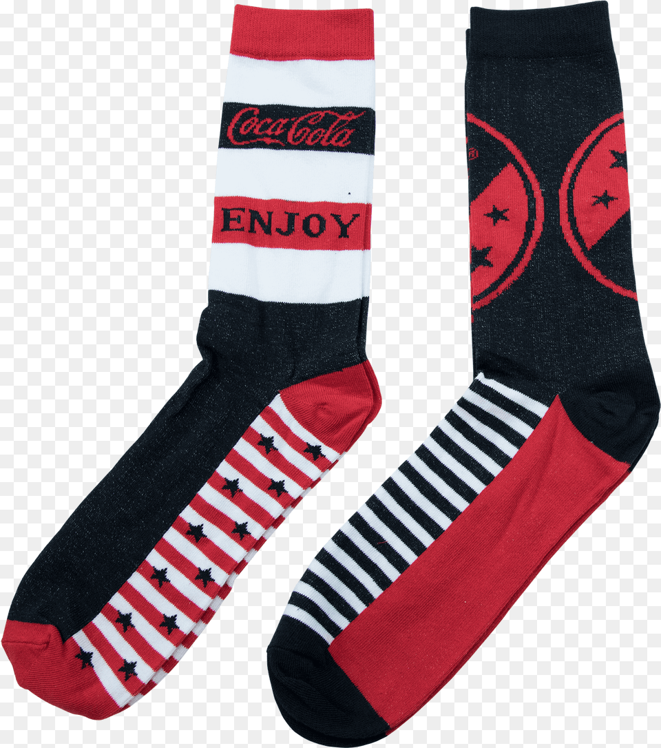 Coca Cola Script Men S Socks Sock, Clothing, Hosiery Png