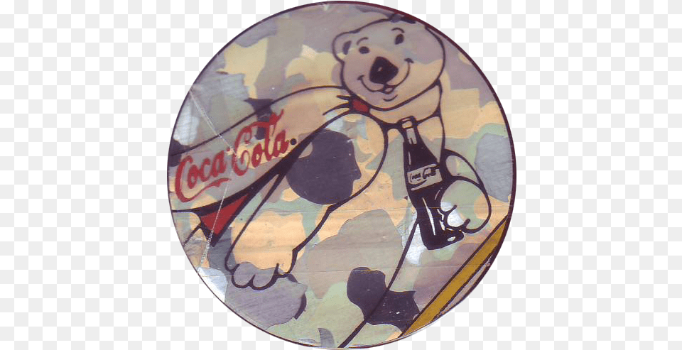 Coca Cola Series 3 Coke Slammer Capspogs Rare Coke Bottle Bears, Sticker, Photography, Badge, Logo Free Png