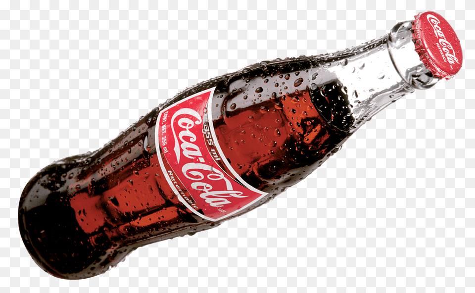 Coca Cola Side Bottle, Beverage, Coke, Soda, Alcohol Free Png