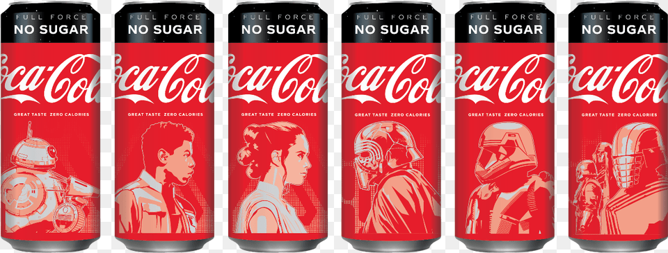 Coca Cola Star Wars Can, Beverage, Soda, Coke, Adult Free Png