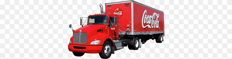 Coca Cola Transparent Images Stickpng Coca Cola Truck, Trailer Truck, Transportation, Vehicle, Moving Van Png