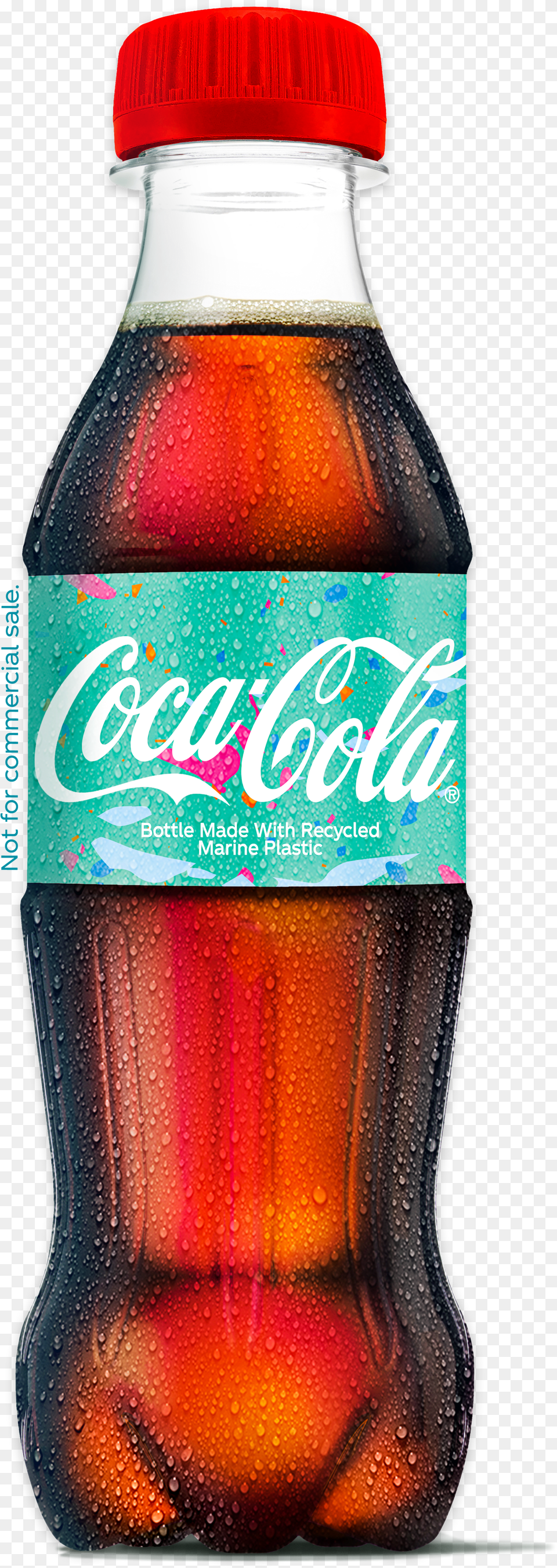 Coca Cola Unveils 25 Recycled Marine Pet Bottle Packaging Coca Cola Marine Plastic Bottle Free Transparent Png