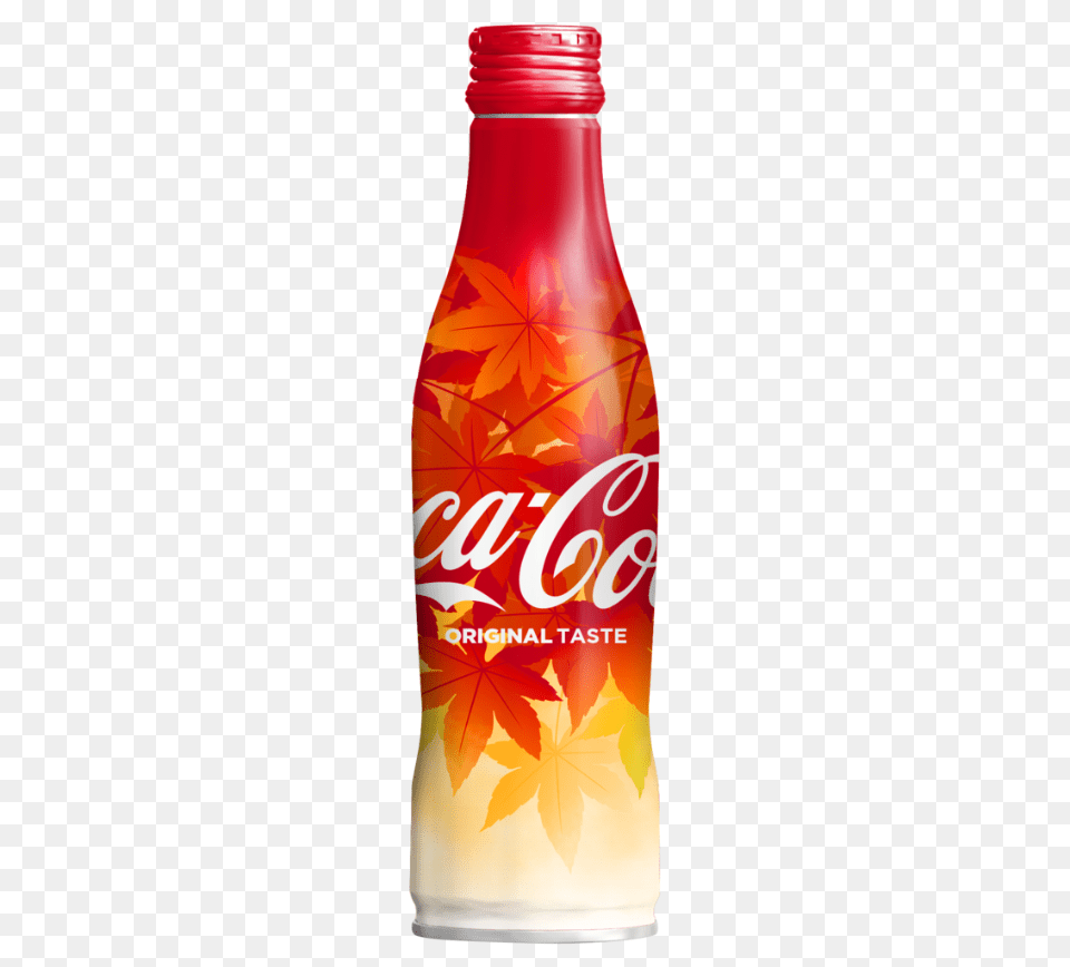 Coca Cola Unveils Fall Bottle Design That Will Leaf You, Beverage, Coke, Soda, Food Free Png Download