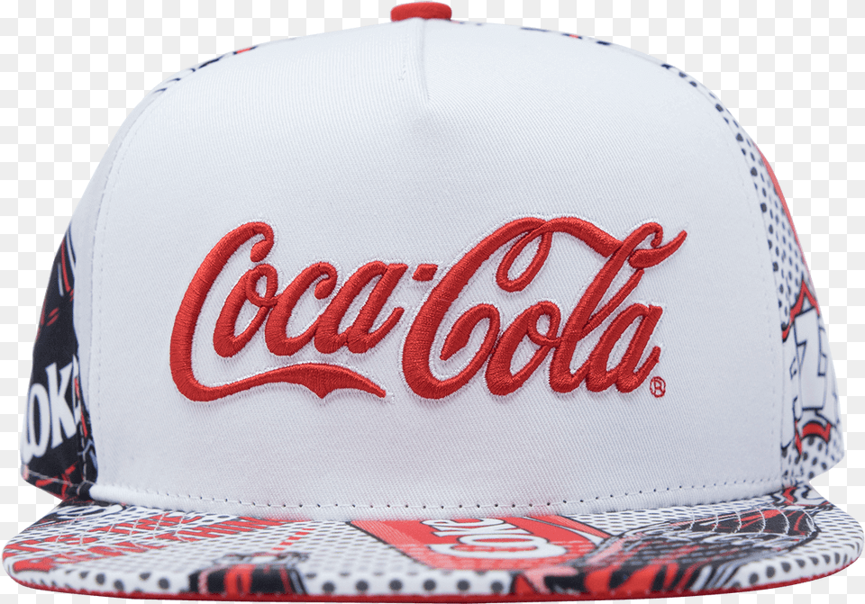 Coca Cola White Pop Art Hat Coca Cola, Baseball Cap, Cap, Clothing, Helmet Png