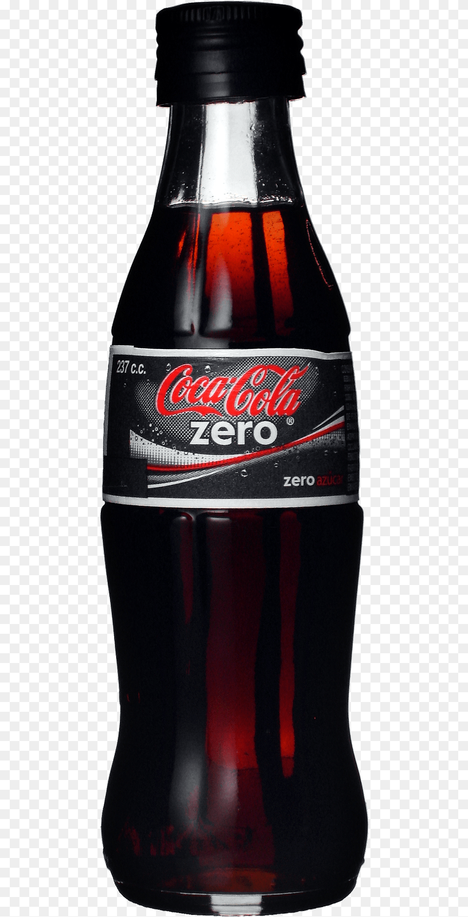 Coca Cola Zero Bottle, Beverage, Coke, Soda, Alcohol Free Png Download