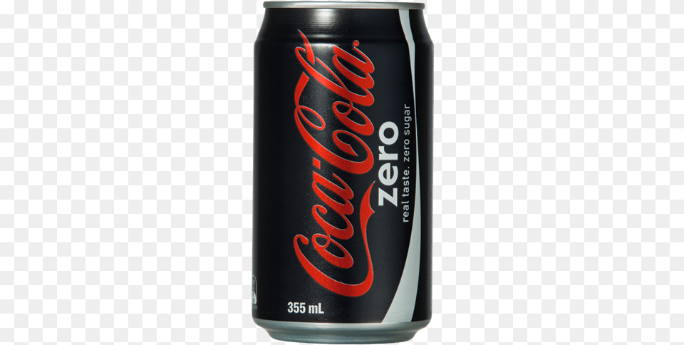 Coca Cola Zero Can 355ml Coca Cola Zero Can, Beverage, Coke, Soda, Tin Free Png
