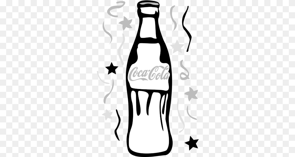 Coca Logo Icon Of Flat Style Coca Cola Coloring, Bottle, Beverage, Person, Soda Free Png