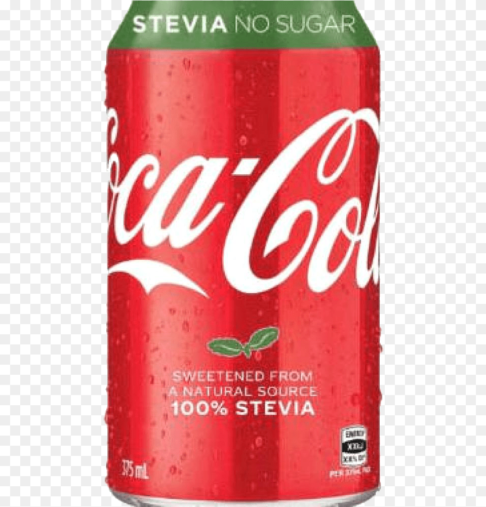 Cocacola Clipart Transparent Coca Cola Stevia No Sugar, Beverage, Coke, Soda, Can Free Png Download