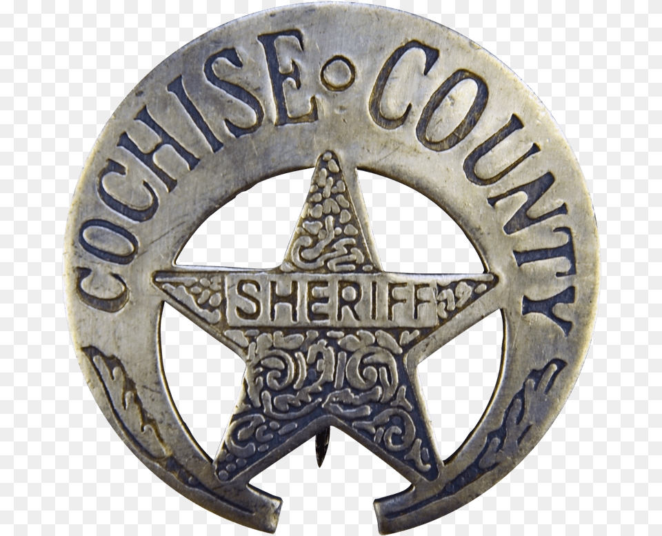 Cochise County Sheriff Badge Medalla De Vaquero, Logo, Machine, Symbol, Wheel Free Png Download