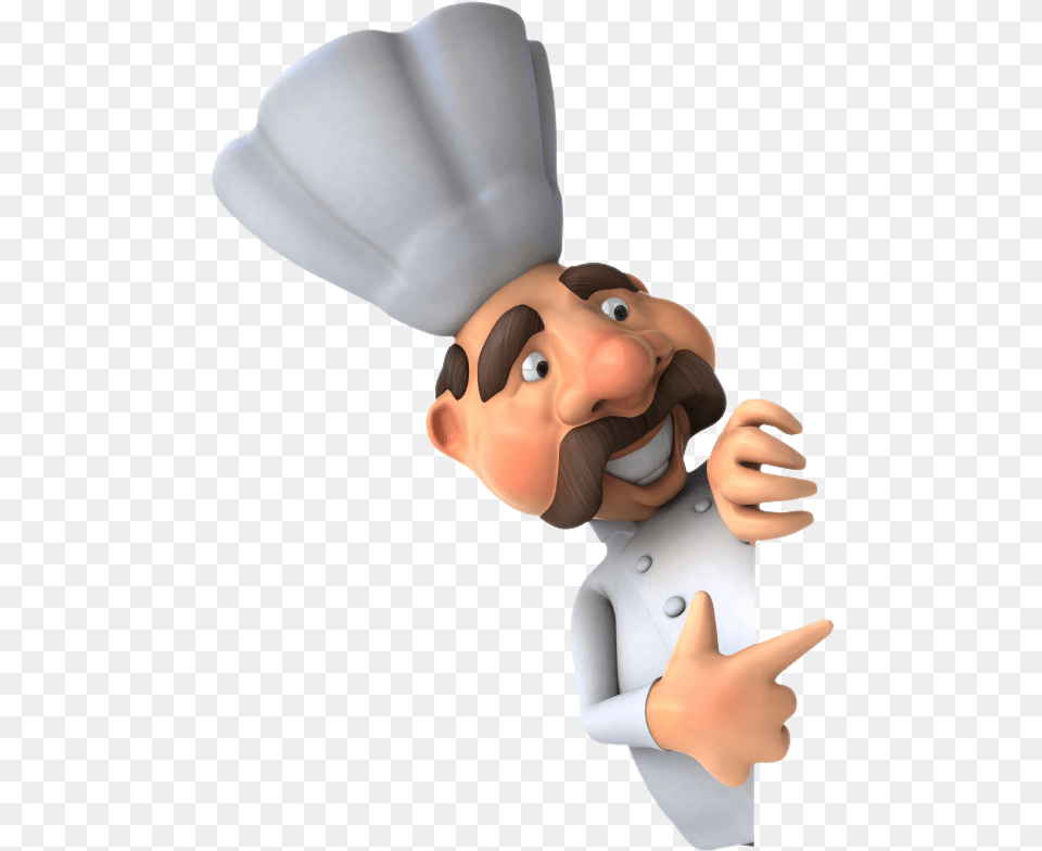 Cocinero Cartoon Chef Transparent Background, Baby, Person, Body Part, Finger Free Png Download