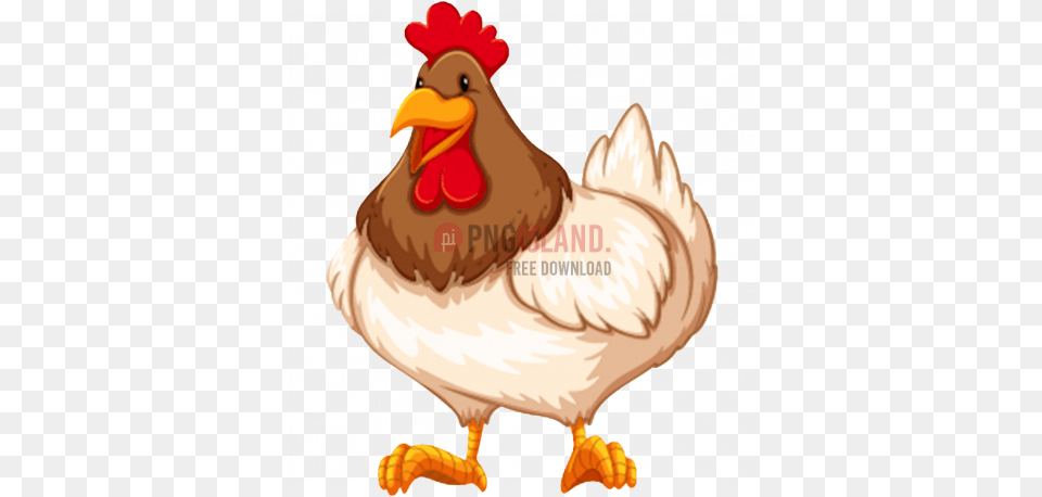 Cock Chicken Rooster Image With Chicken With Mask Cartoon, Animal, Bird, Fowl, Poultry Free Png Download