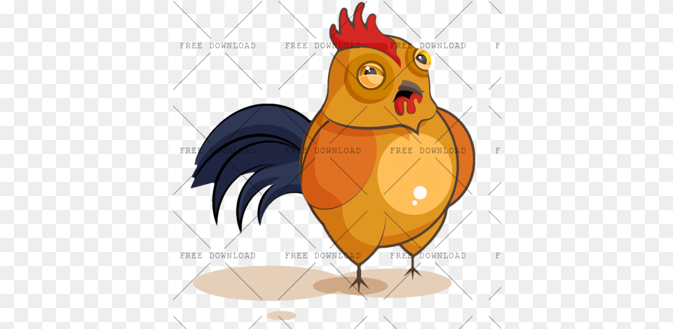 Cock Chicken Rooster Image With Rooster, Animal, Bird, Fowl, Poultry Png