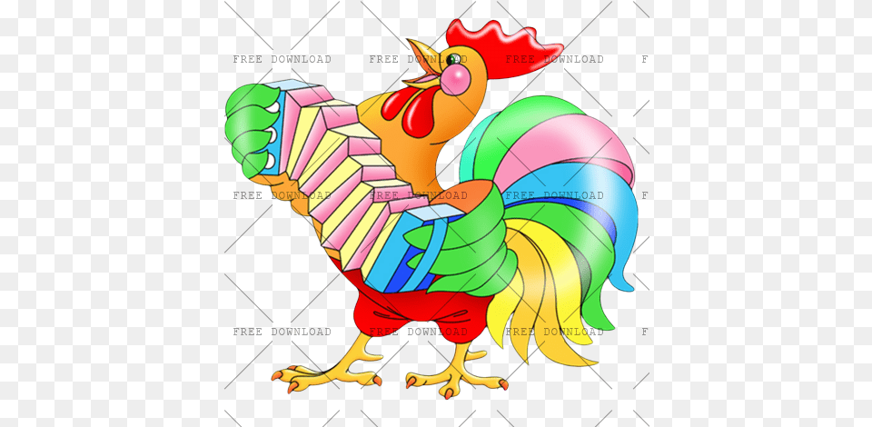 Cock Chicken Rooster With Background Caterpillar, Dynamite, Weapon, Animal, Bird Free Transparent Png