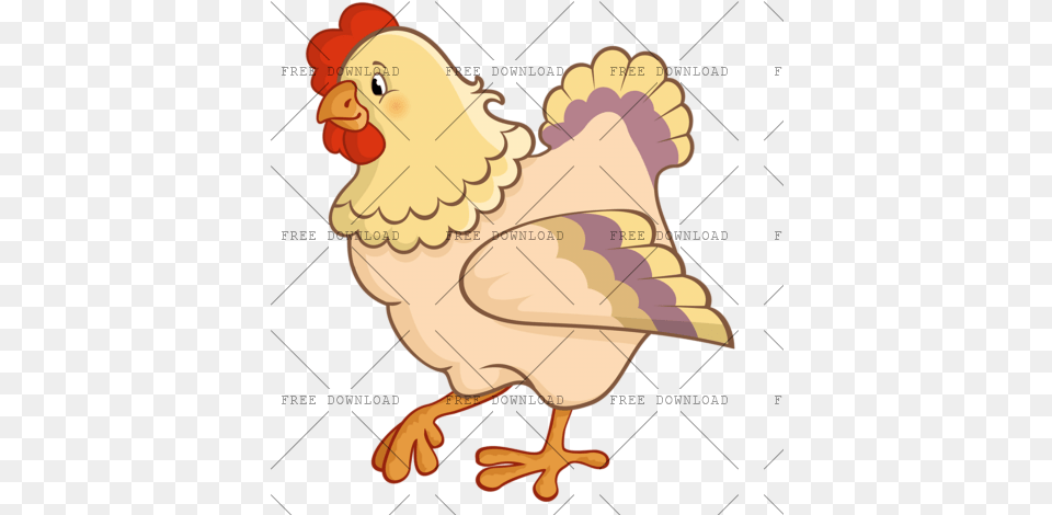 Cock Chicken Rooster With Turkey Transparent Background, Animal, Hen, Fowl, Bird Png