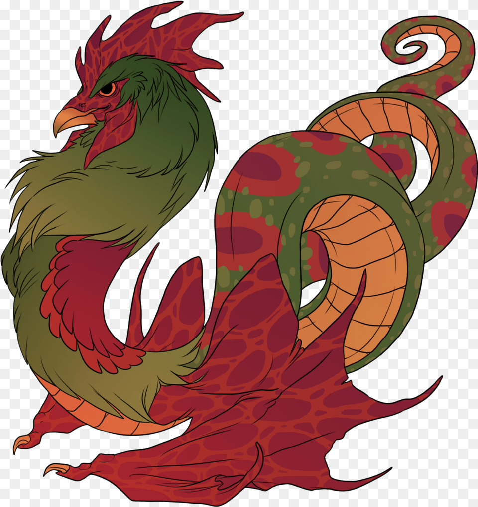 Cockatrice, Dragon, Person Free Png Download