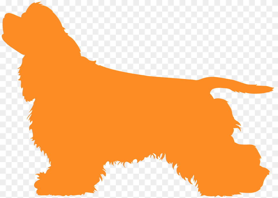Cocker Spaniel Silhouette, Animal, Canine, Mammal, Puppy Png