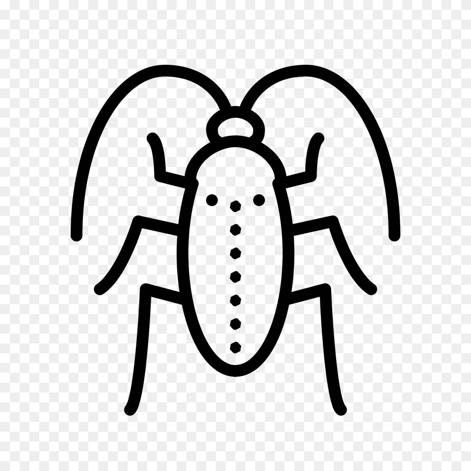Cockroach Icon, Gray Free Transparent Png