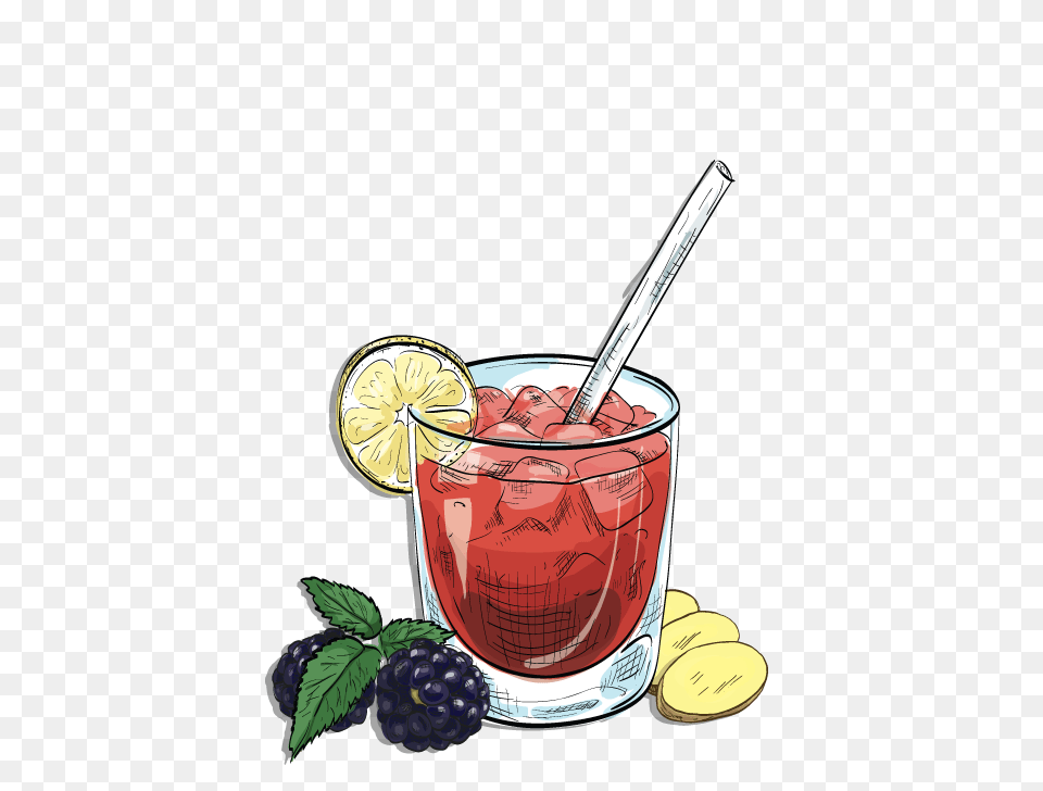 Cocktail, Berry, Food, Fruit, Plant Free Png Download