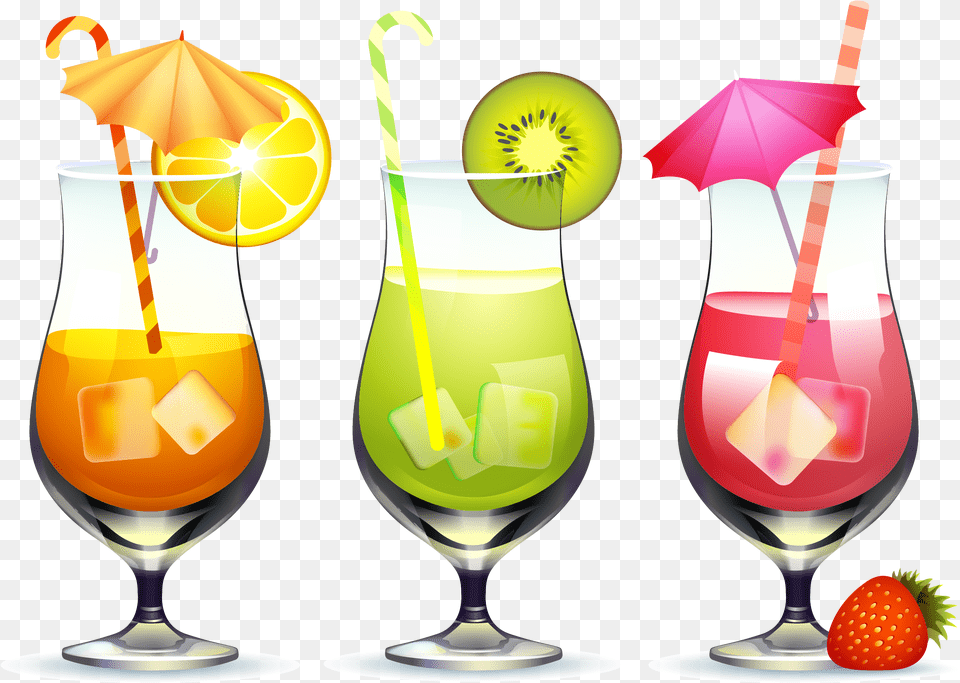 Cocktail Apple Juice Drink Cocktail De Fruits, Alcohol, Beverage, Glass, Produce Png Image