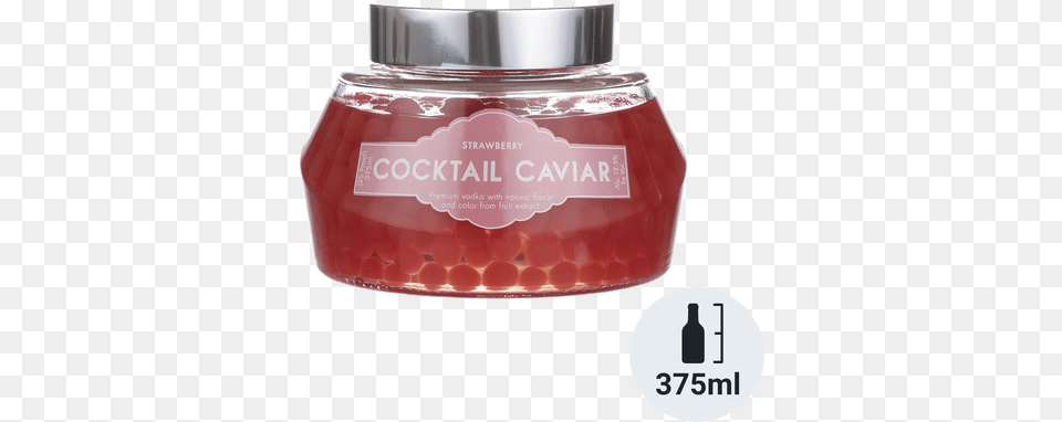 Cocktail Caviar Strawberry Perfume, Food, Ketchup, Honey, Jar Png Image