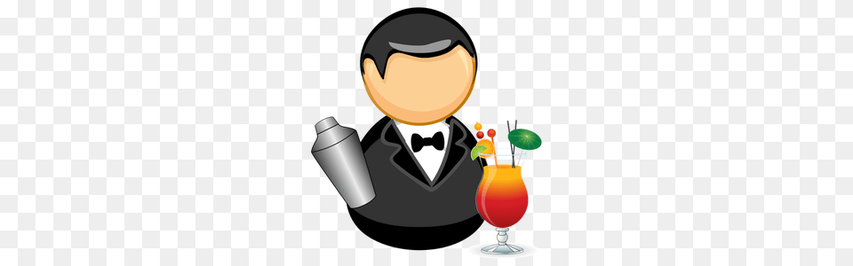 Cocktail Drink Clip Art, Alcohol, Beverage, Bartender, Person Free Png Download