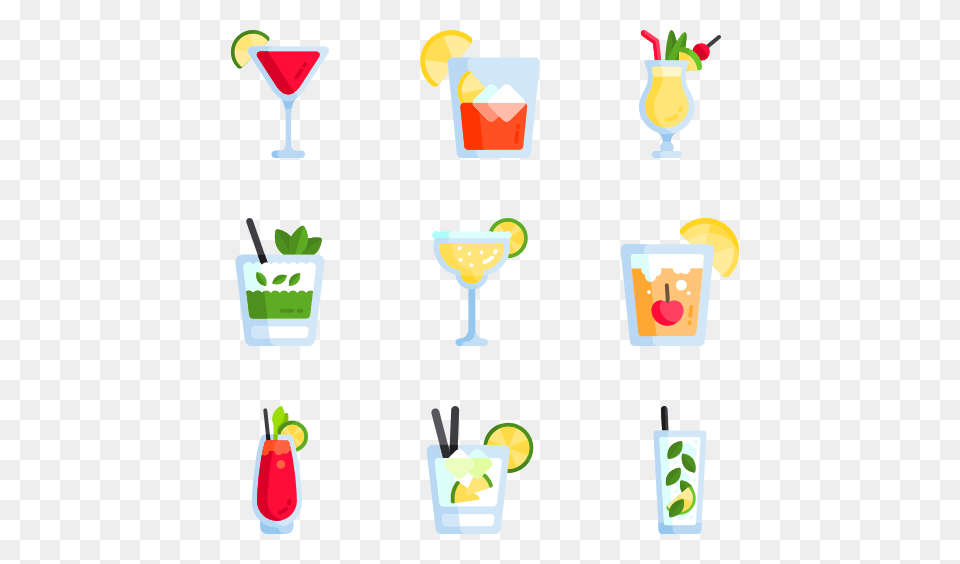 Cocktail Drink Icon Packs, Alcohol, Beverage, Mojito, Juice Free Transparent Png