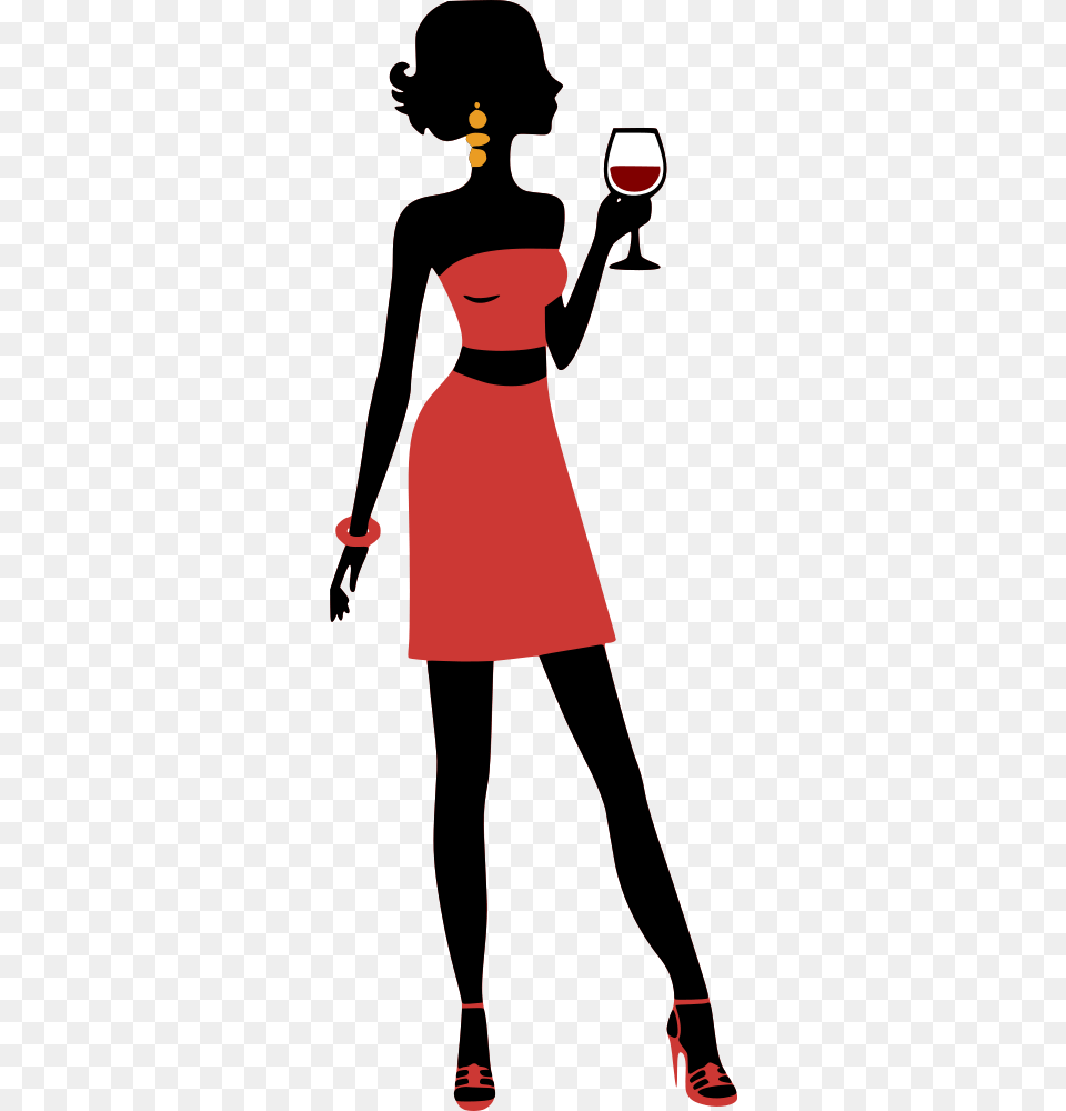 Cocktail Girl Clip Art, Adult, Person, Woman, Female Free Png Download