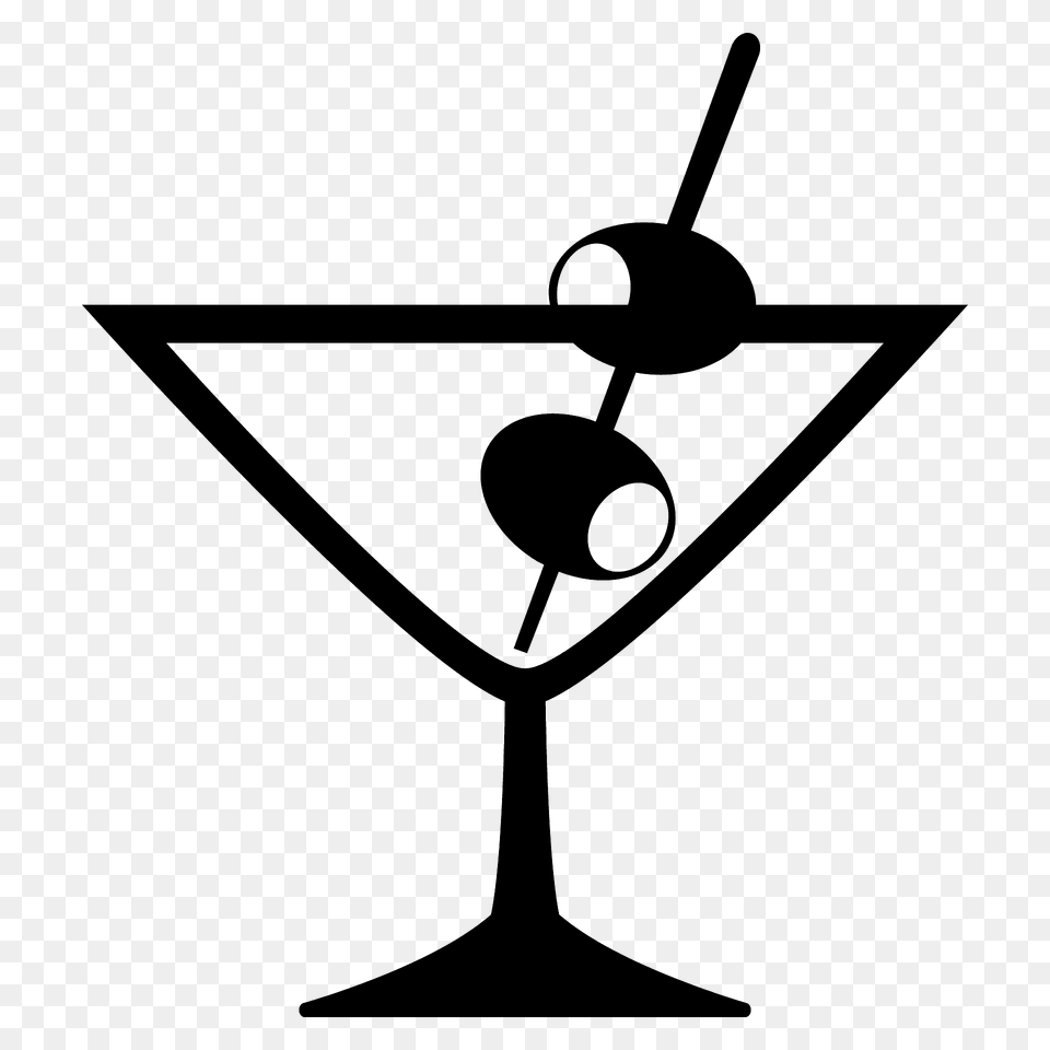 Cocktail Glass Emoji Clipart, Alcohol, Beverage, Martini Free Transparent Png