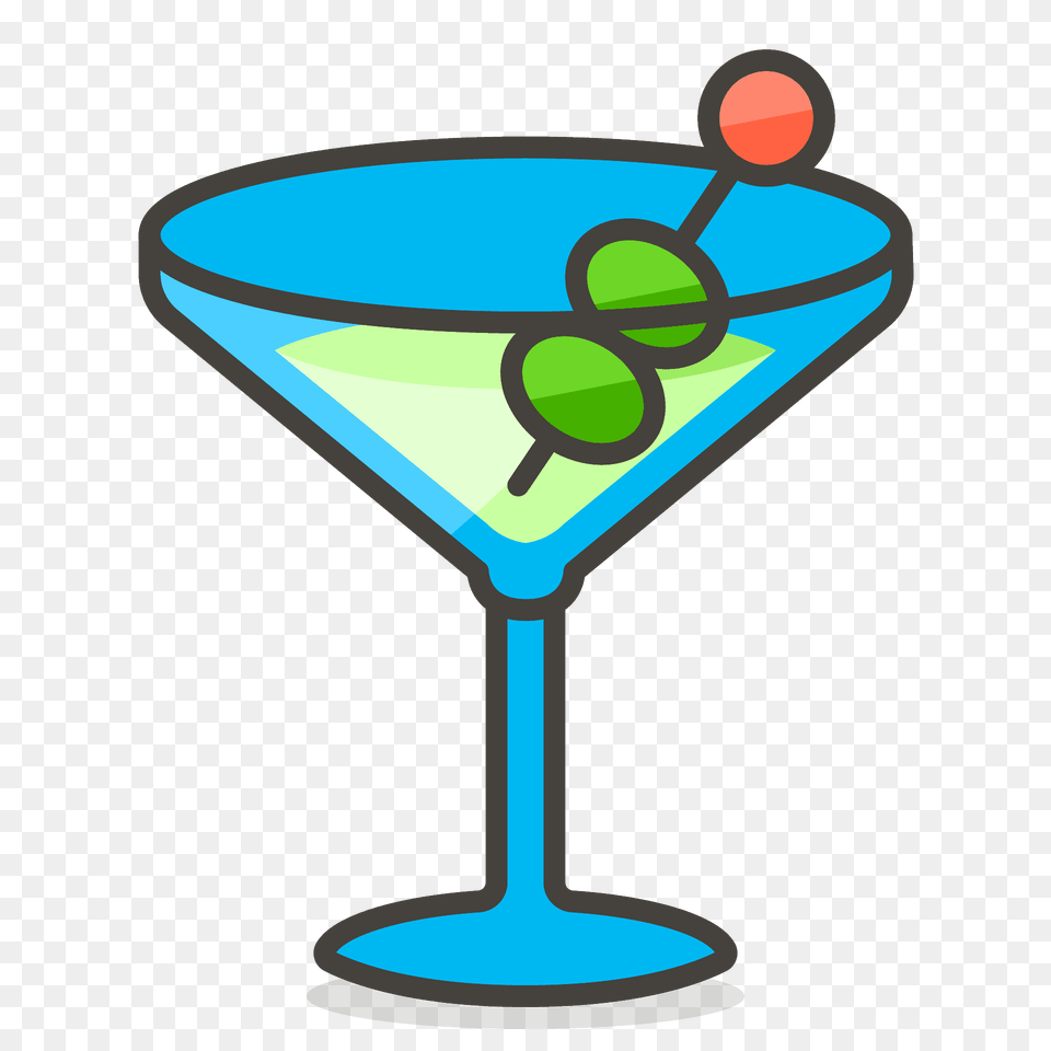 Cocktail Glass Emoji Clipart, Alcohol, Beverage, Martini, Mailbox Free Png Download