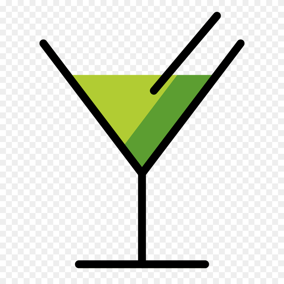 Cocktail Glass Emoji Clipart, Alcohol, Beverage, Martini Png Image