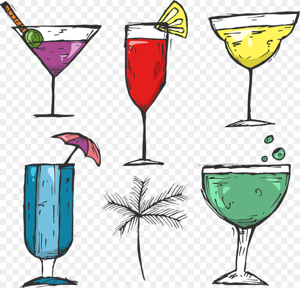 Cocktail Glass Pouring Cartoon, Alcohol, Beverage, Liquor, Wine Free Png