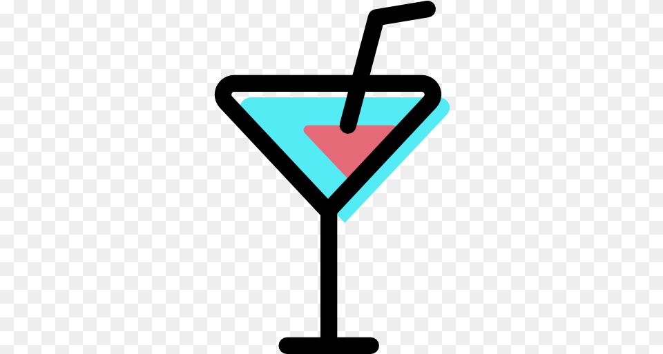 Cocktail Icon Of Drink And Food Assets Icone Cocktail, Triangle Png