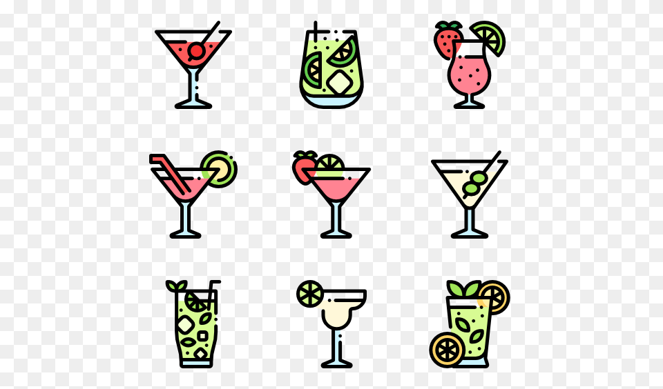 Cocktail Icon Packs, Alcohol, Beverage, Face, Head Free Transparent Png