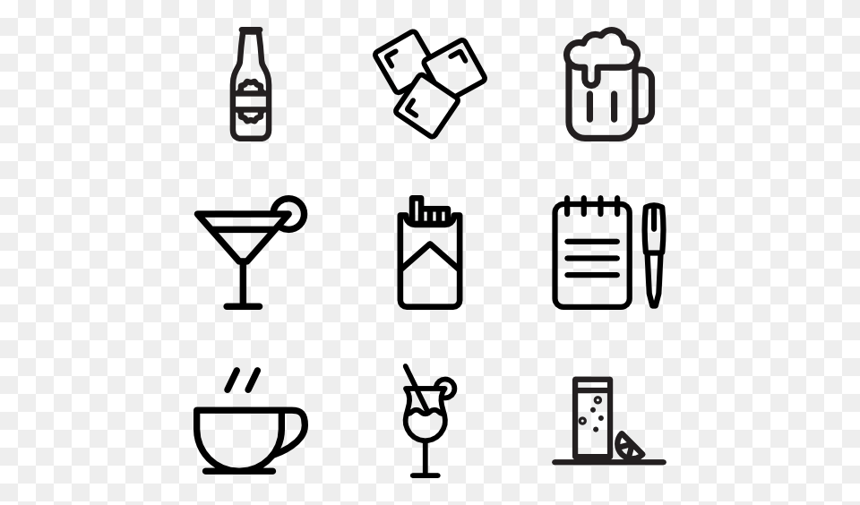 Cocktail Icons Free Transparent Png