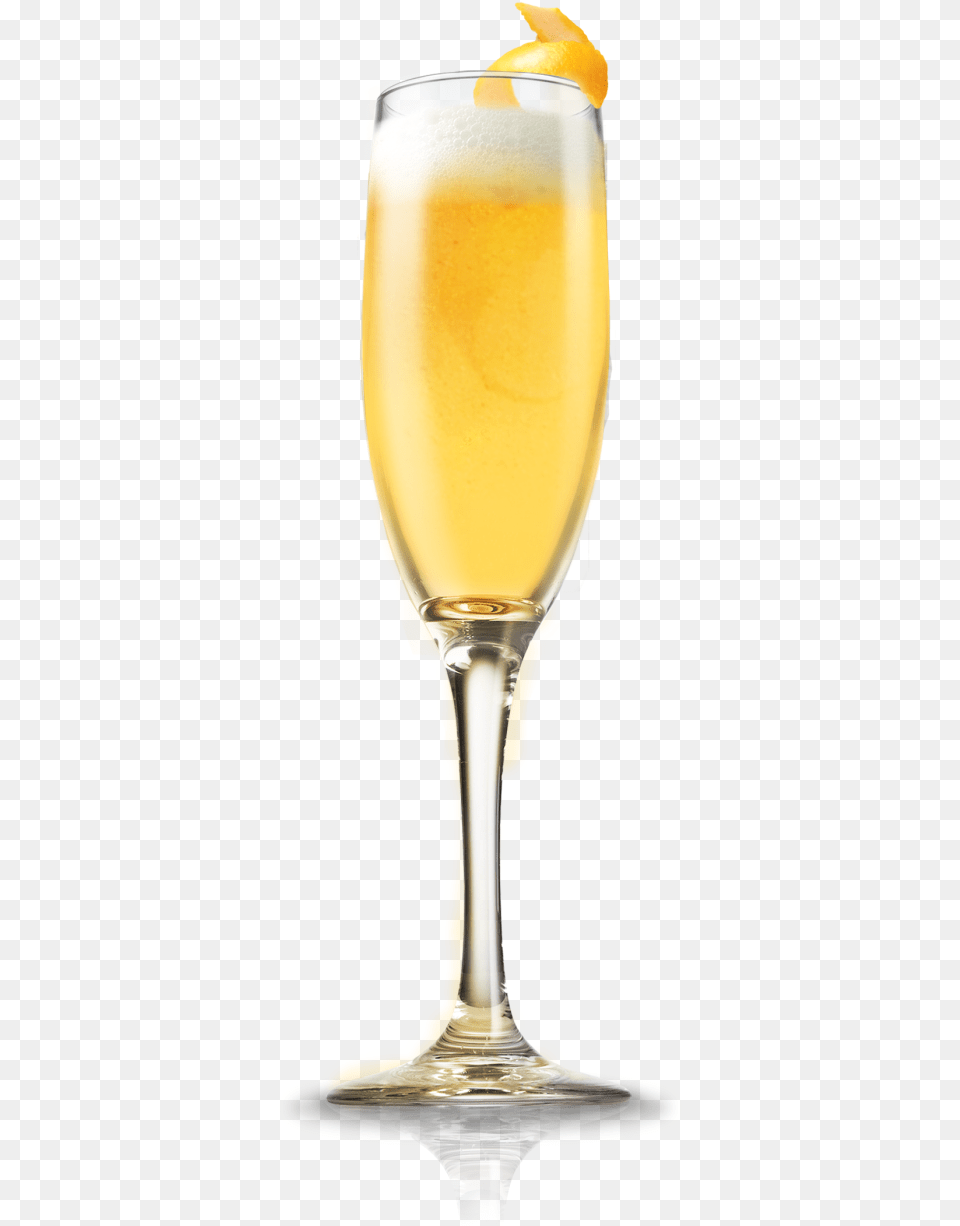 Cocktail Mimosa, Glass, Goblet, Alcohol, Beverage Png Image