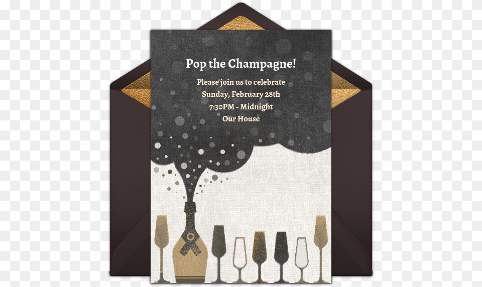 Cocktail Party Invitation Birthday Eve Invite, Advertisement, Poster, Home Decor Free Png Download