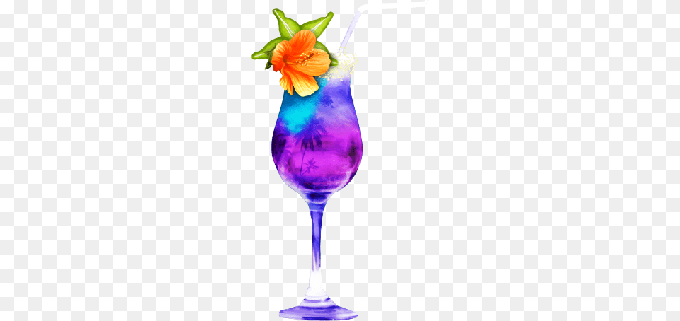 Cocktail Printables Tropical Hawaiian, Alcohol, Beverage, Glass, Flower Png