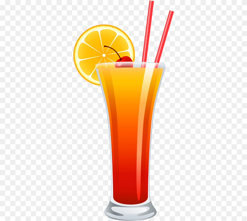 Cocktail Tequila Sunrise Clipart Tequila Sunrise Cocktail Clipart, Beverage, Juice, Alcohol, Dynamite Free Png Download