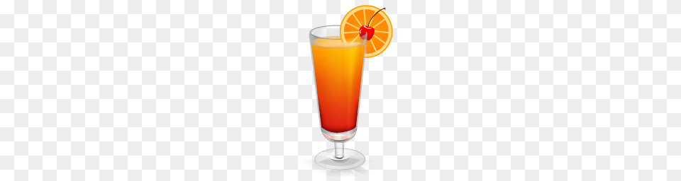 Cocktail Tequila Sunrise Icon Drinks Iconset Miniartx, Beverage, Juice, Alcohol, Machine Free Png