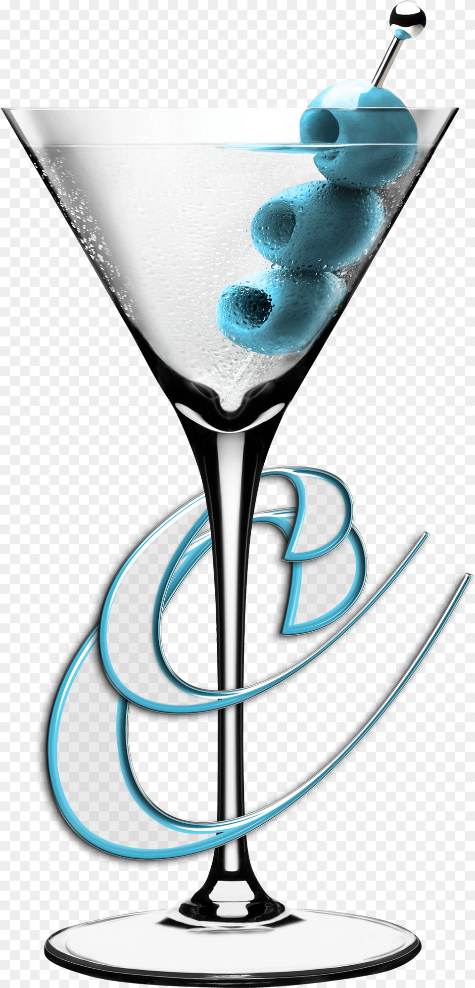 Cocktails And Caviar Martini Glass With Blue Olives Dry Martini Cocktail With Green Olive, Alcohol, Beverage, Smoke Pipe Free Transparent Png